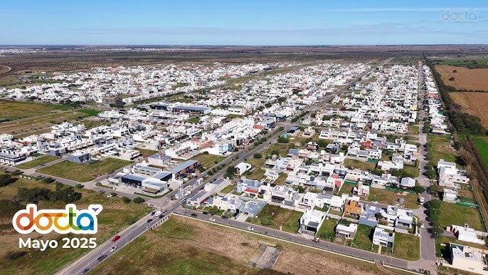 Vista aérea de Docta, mayo 2025